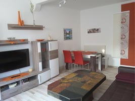 Ferienwohnung Wohnzimmer